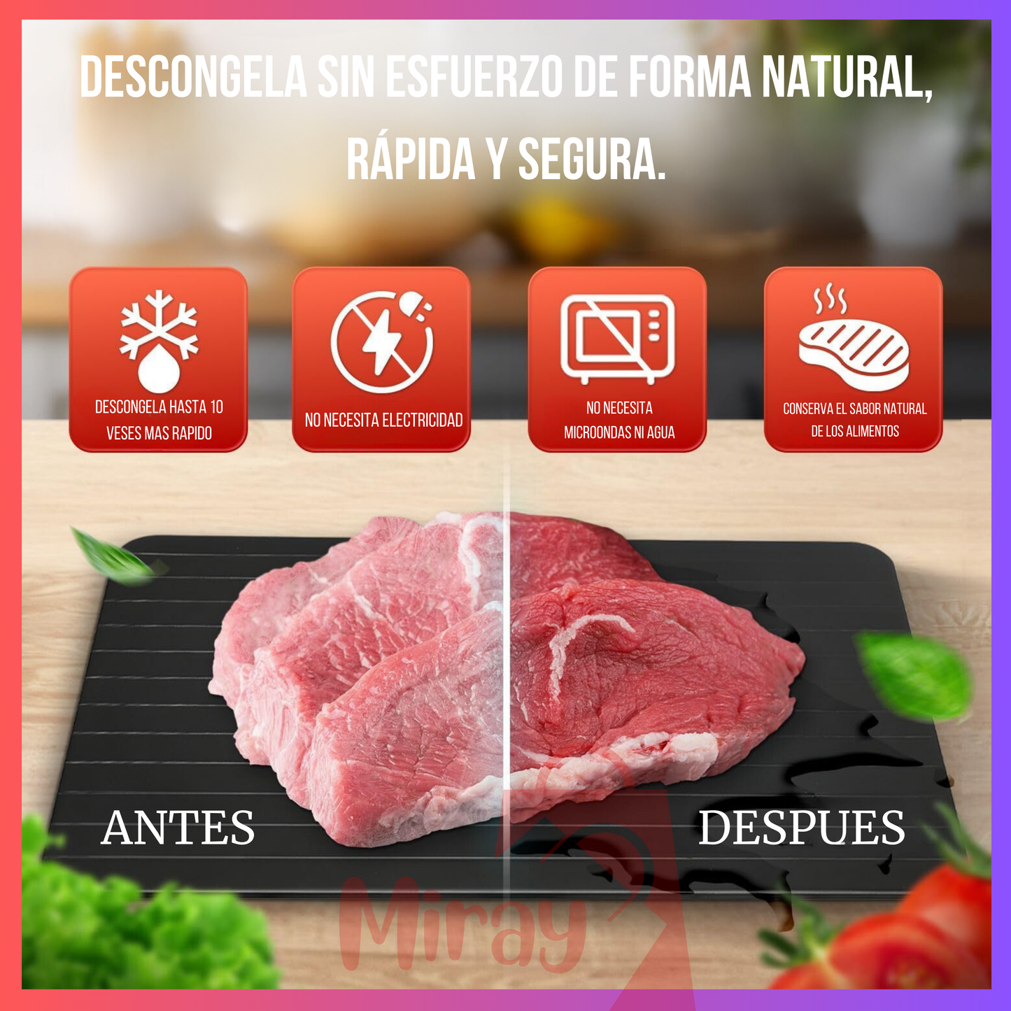 ICEGONE™ TABLA DESCONGELADORA CON 15% DESCUENTO