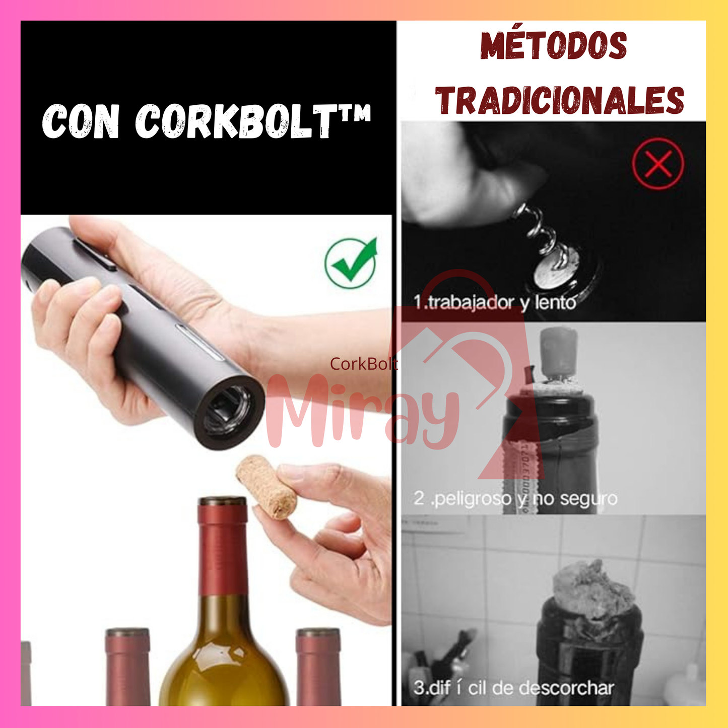 CORKBOLT™ SACACORCHOS